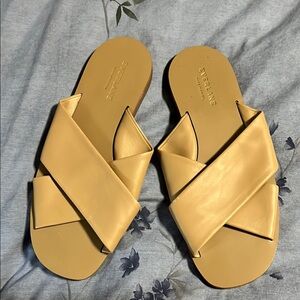 EVERLANE | Leather Crossover Slide